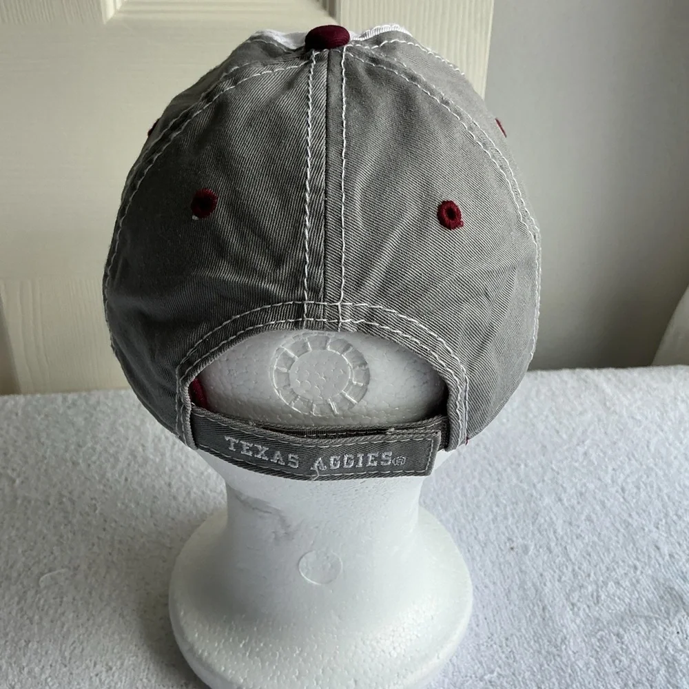 C.C White and Gray Texas A&M Aggies Hat